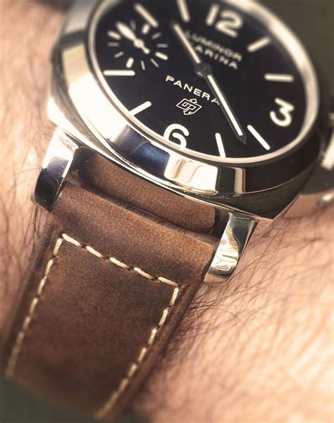 neues produkt panerai officine leather strap assolutamente black calf